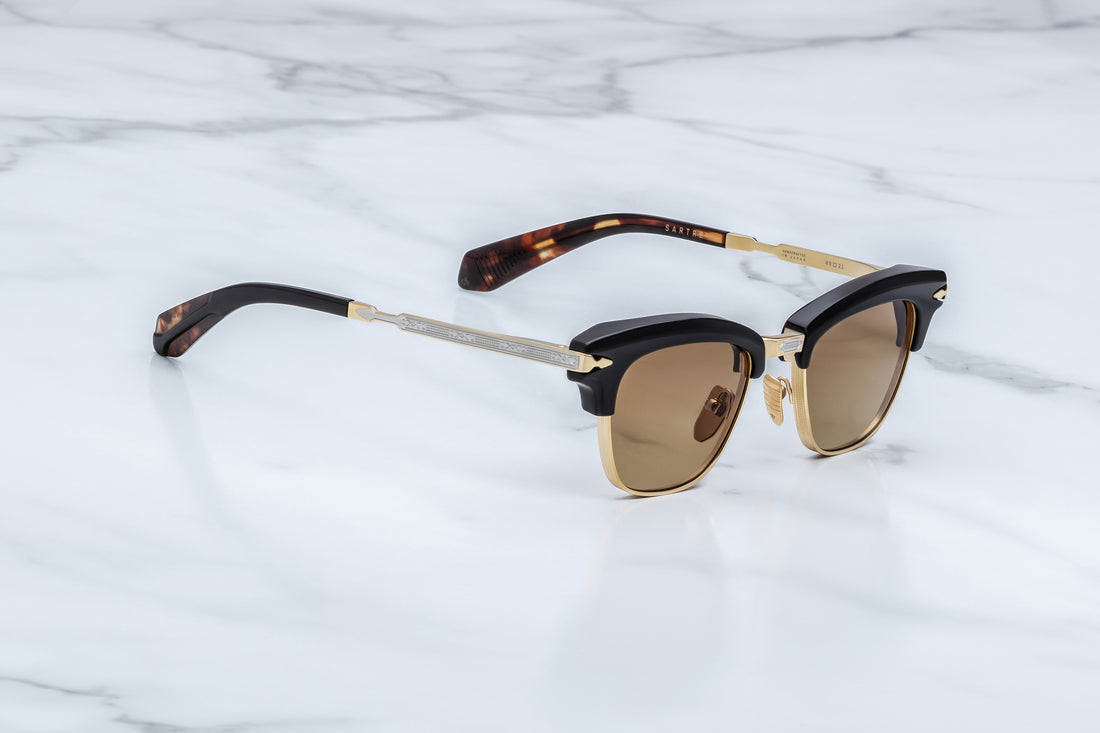 JACQUES MARIE MAGE SARTRE 13/500 JMMTQ15A NOIR 15 49 SUNGLASSES