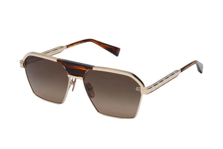BALMAIN BPS177C SERGEANT GLD BRN 60 SUNGLASSES