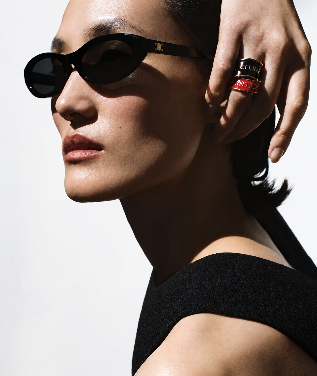 CELINE CL40353U TRIOMPHE MINI 02 01A 54 SUNGLASSES