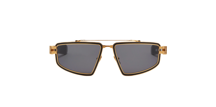 BALMAIN BPS139A TITAN GLD BLK 59 SUNGLASSES
