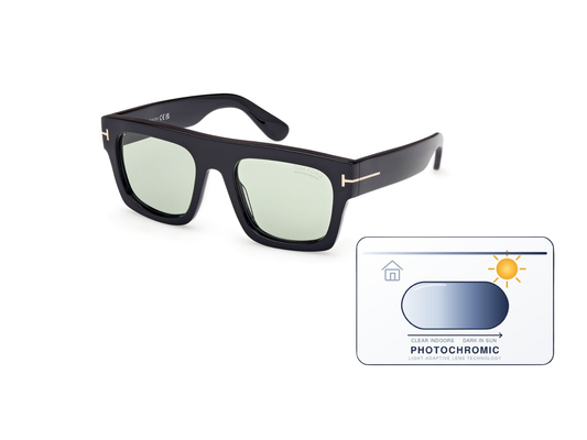 TOM FORD TF711 FAUSTO 01N 53 SUNGLASSES