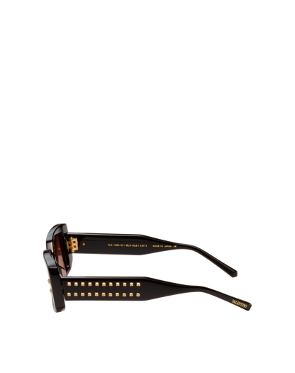 VALENTINO VLS108A V-CINQUE BLK GLD 53 SUNGLASSES