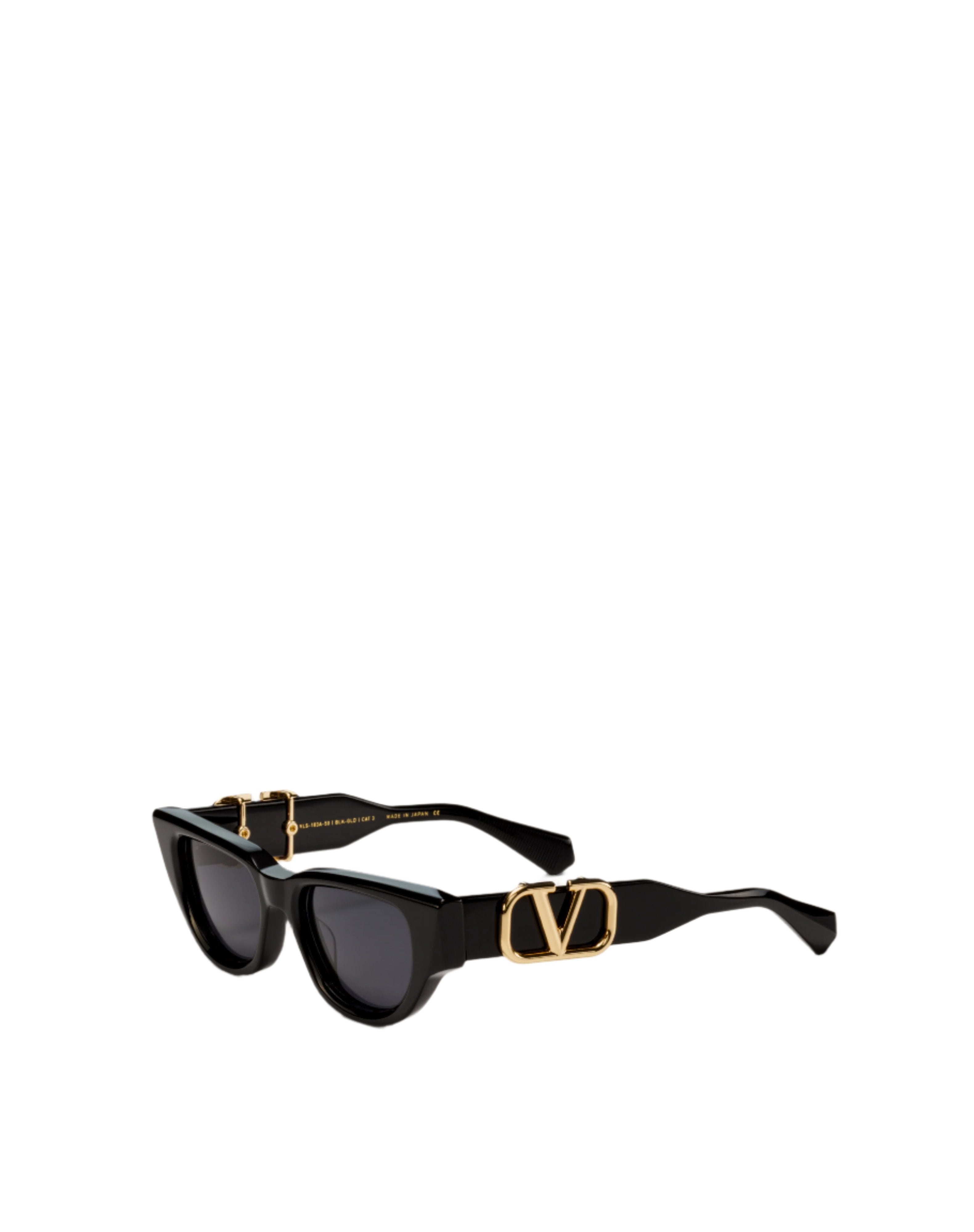 VALENTINO VLS103A V-DUE BLK GLD 50 SUNGLASSES