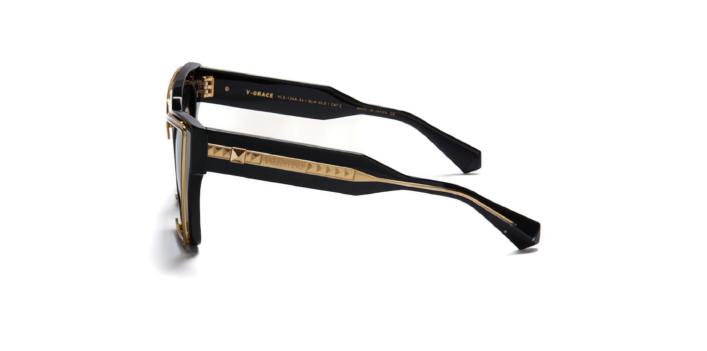 VALENTINO VLS126A V-GRACE BLK GLD 54 SUNGLASSES