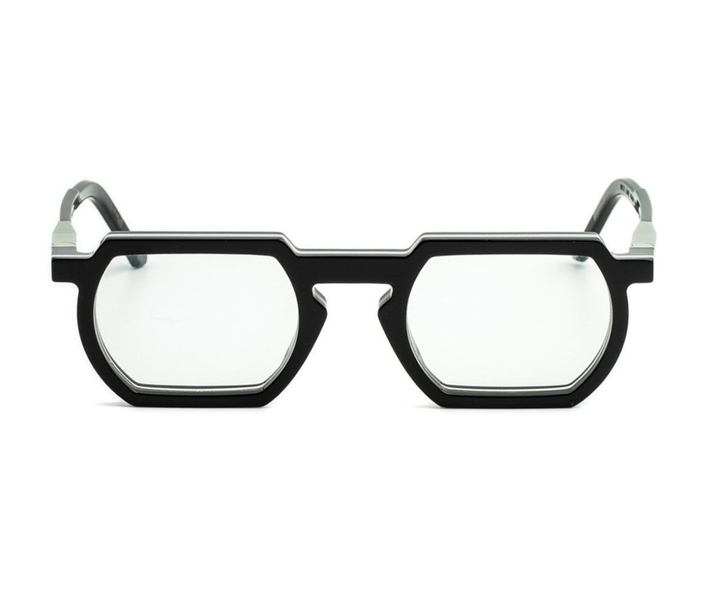 VAVA WL0032 WHITE LABEL BLACK LIGHT GREY 50 FRAME