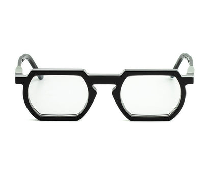 VAVA WL0032 WHITE LABEL BLACK LIGHT GREY 50 FRAME