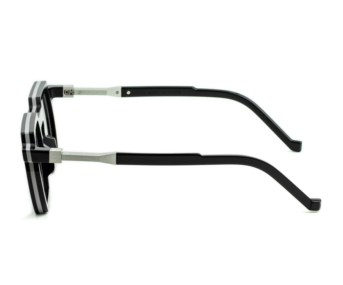 VAVA WL0032 WHITE LABEL BLACK LIGHT GREY 50 FRAME