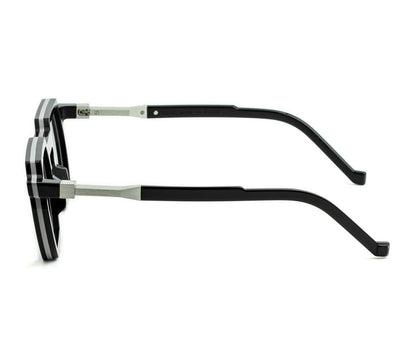 VAVA WL0032 WHITE LABEL BLACK LIGHT GREY 50 FRAME