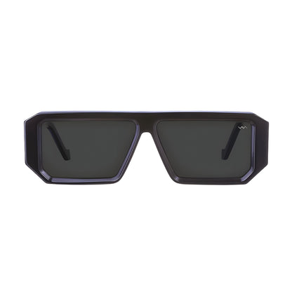VAVA BL0032 BLACK LABEL BLACK  57 SUNGLASSES