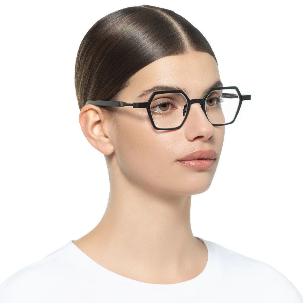 VAVA WL0109 WHITE LABEL BLACK 48 FRAME