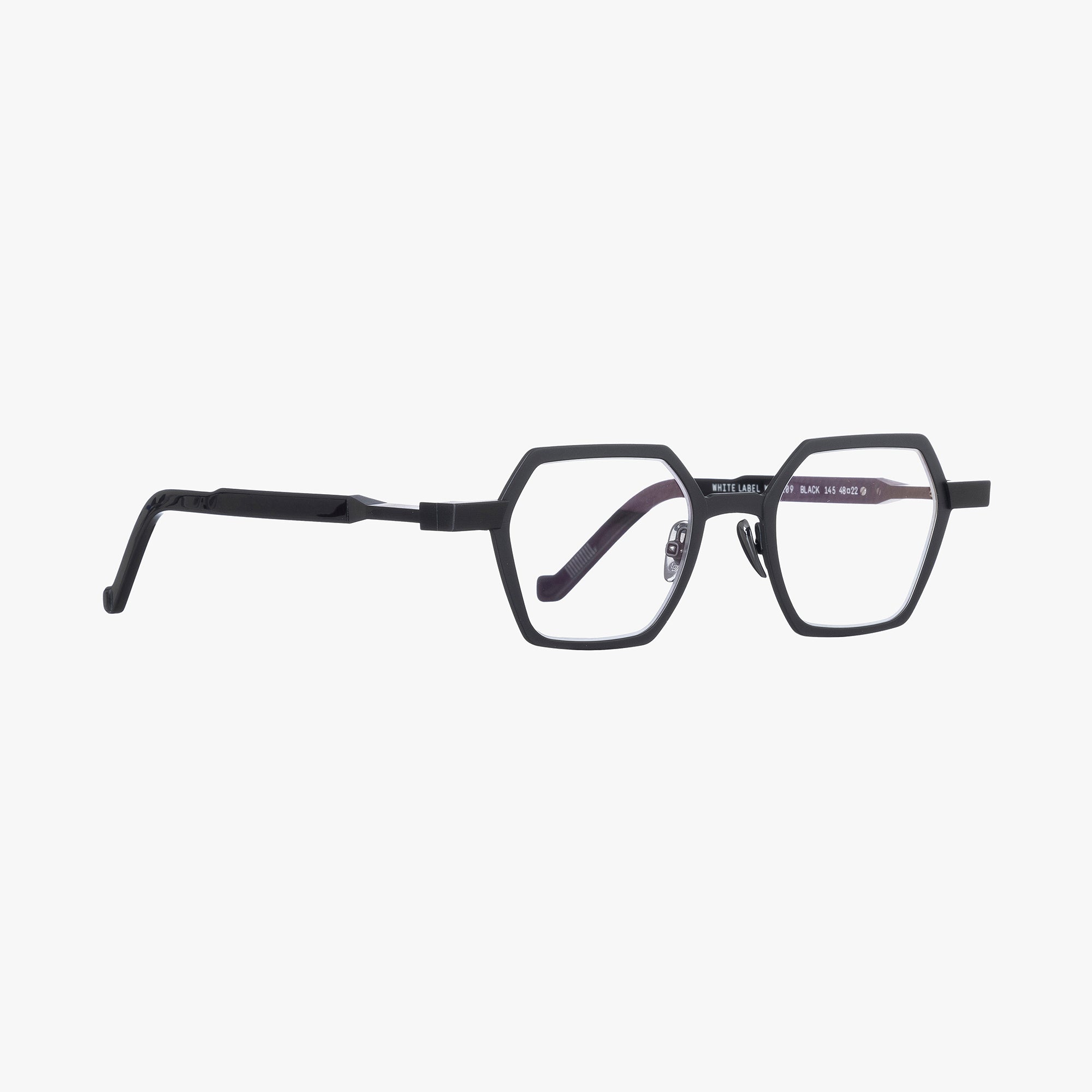 VAVA WL0109 WHITE LABEL BLACK 48 FRAME