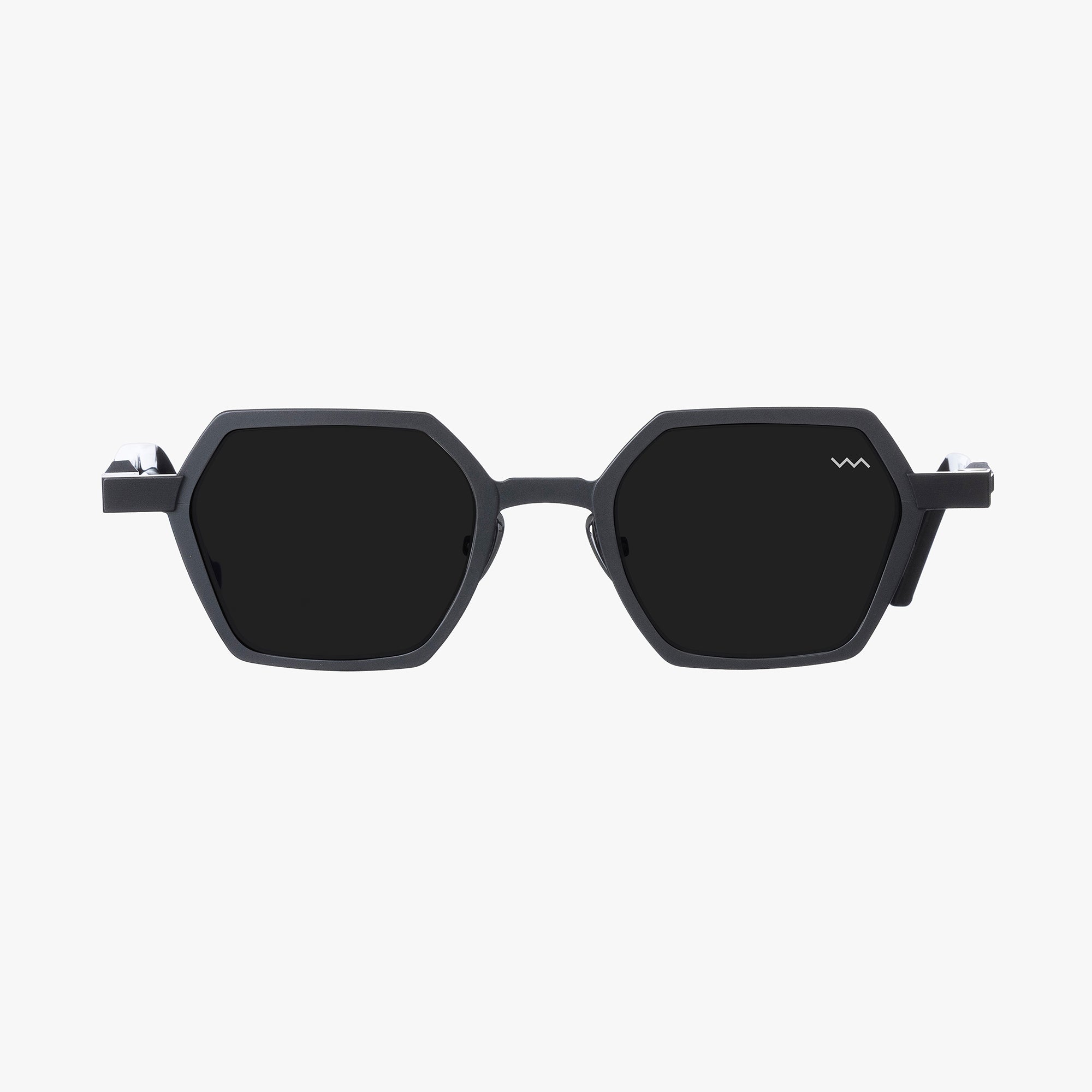 VAVA WL0110 WHITE LABEL BLACK 48 SUNGLASSES