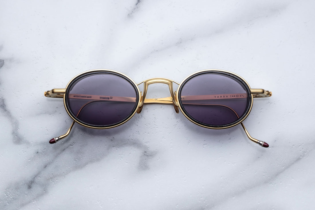 JACQUES MARIE MAGE VARDA 316/500 JMMVD14U EBONY 44 SUNGLASSES