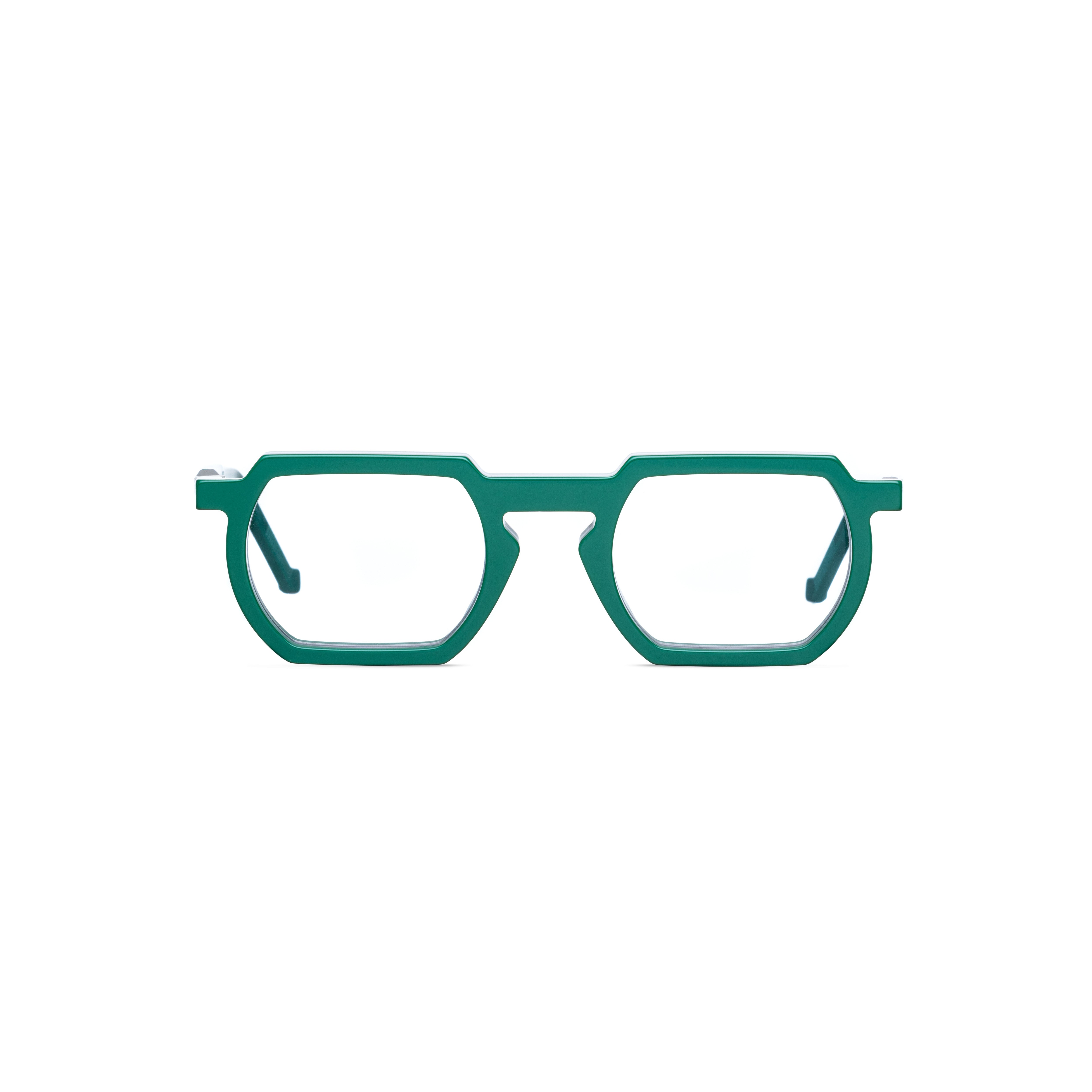 VAVA WL0032 WHITE LABEL GREEN LIGHT GREY 50 FRAME
