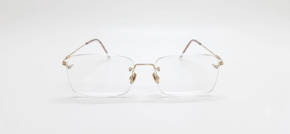 LINDBERG 2536 T980 903BE SPIRIT PRECIOUS DIAMOND YELLOW GOLD 750 53 FRAME