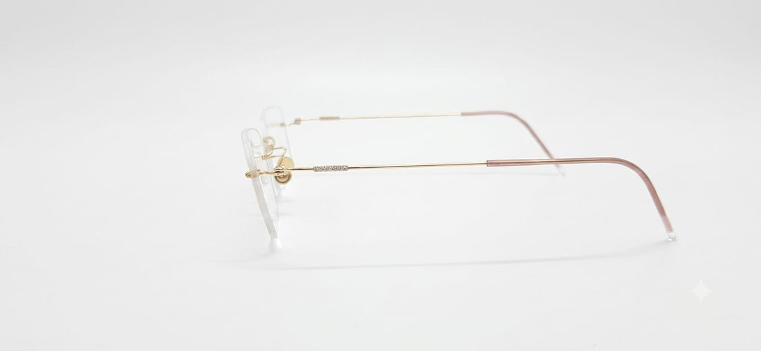 LINDBERG 2536 T980 903BE SPIRIT PRECIOUS DIAMOND YELLOW GOLD 750 53 FRAME
