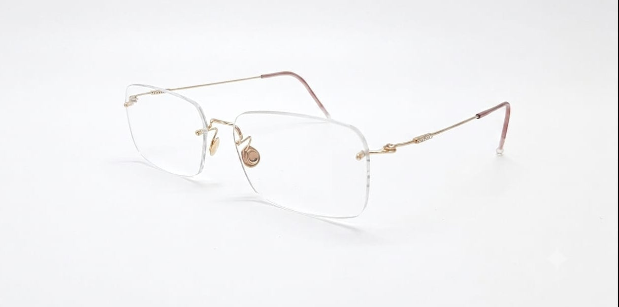 LINDBERG 2536 T980 903BE SPIRIT PRECIOUS DIAMOND YELLOW GOLD 750 53 FRAME
