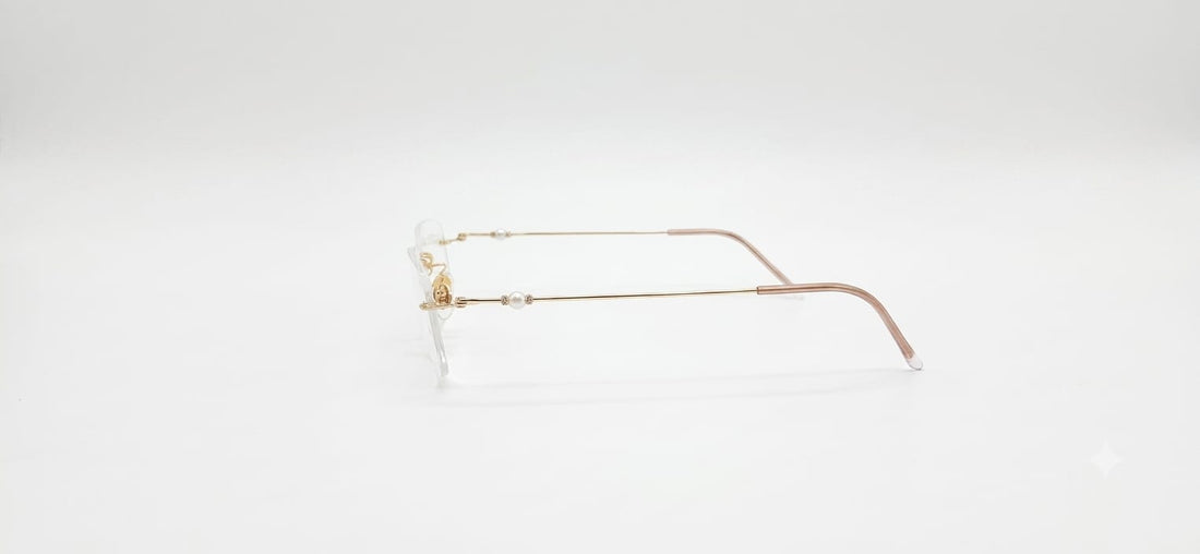 LINDBERG 2478 LTD074 324BG 18/30 SPIRIT PRECIOUS MARIS PEARL YELLOW GOLD PEARL 53 FRAME