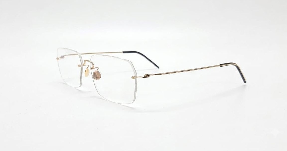 LINDBERG 2539 T951 114BA SPIRIT PRECIOUS YELLOW GOLD BLK 750 53 FRAME