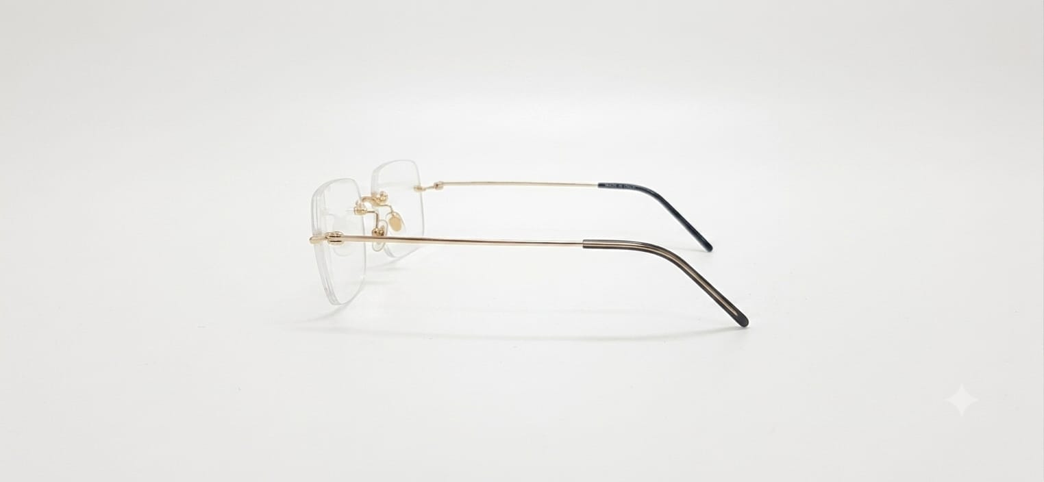 LINDBERG 2539 T951 114BA SPIRIT PRECIOUS YELLOW GOLD BLK 750 53 FRAME