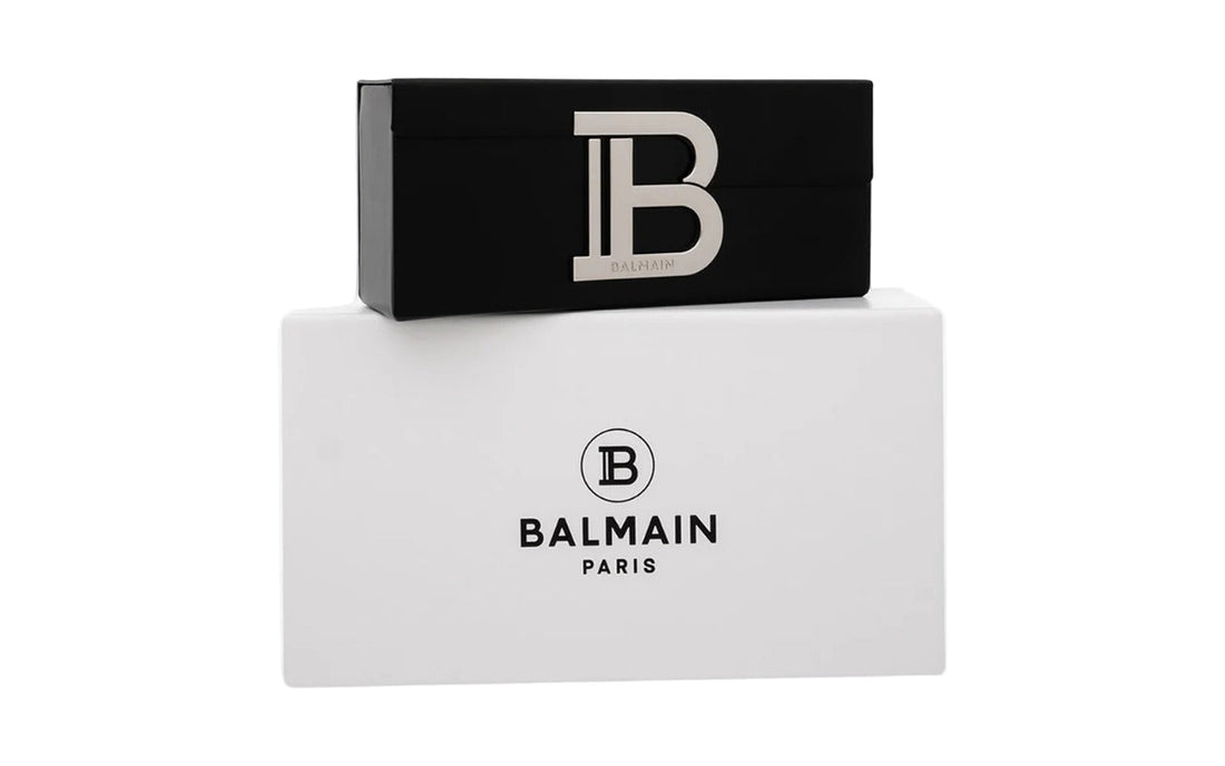 BALMAIN BPX133C SENTINELLE IV GRY GLD 51 FRAME