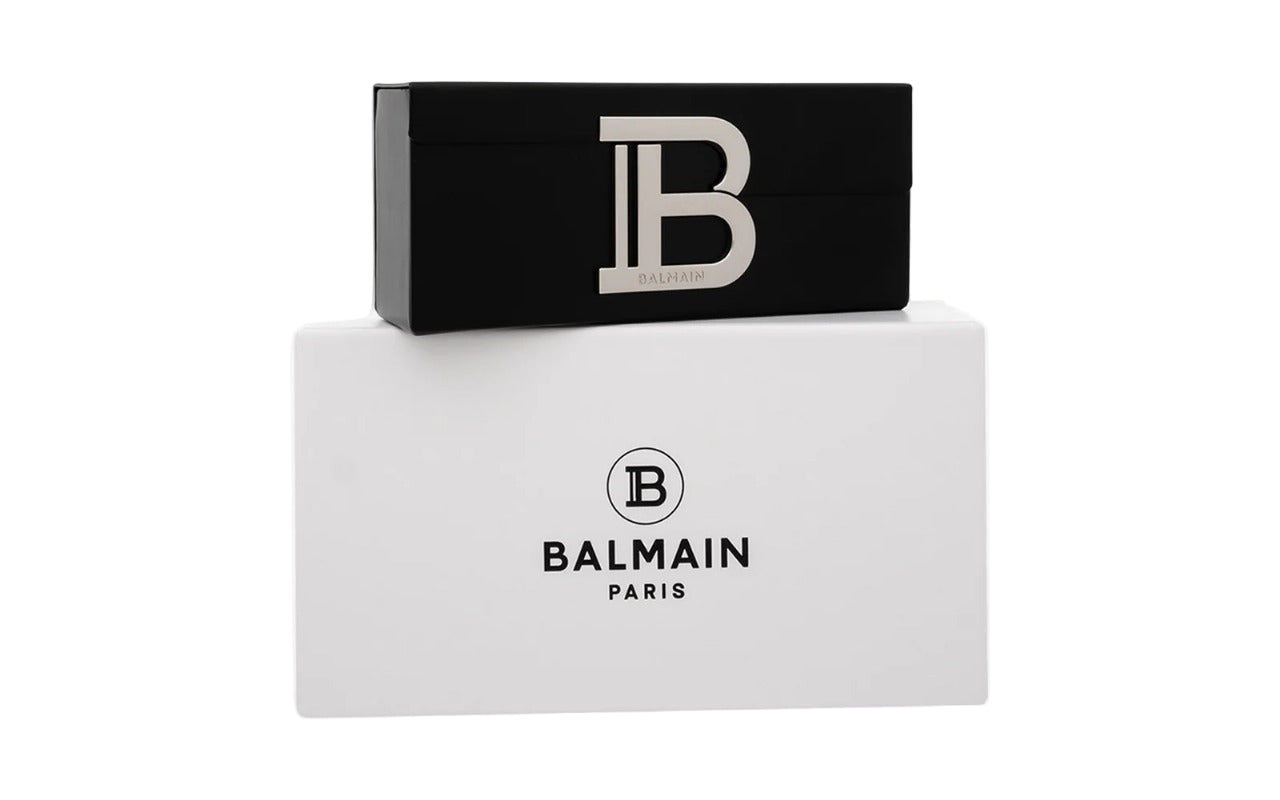 BALMAIN BPS139A TITAN GLD BLK 59 SUNGLASSES