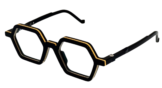 VAVA WL0094 BLACK YELLOW 50 FRAME