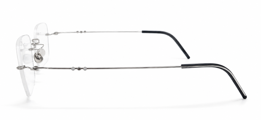 LINDBERG LTD065 492BB SPIRIT PRECIOUS DIAMOND SAPPHIRES WHITE GOLD 750 53 FRAME