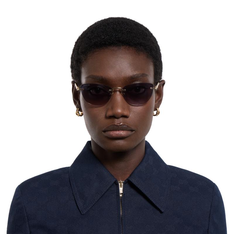GUCCI GG2063S 001 55 SUNGLASSES