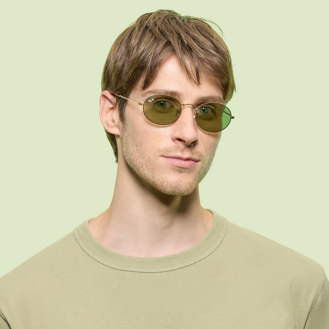 RAYBAN RB3547 OVAL 001 4E 51 SUNGLASSES