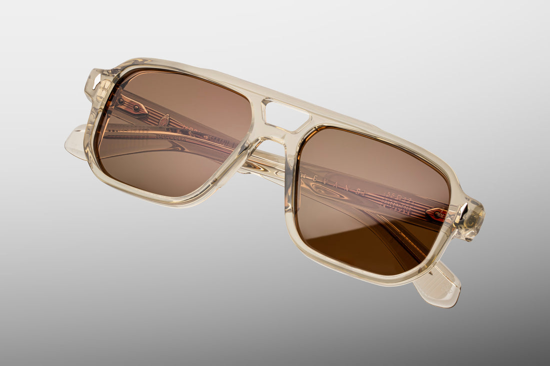 JACQUES MARIE MAGE EVANS SUN JMMEVB23 MARZIPAN 55 SUNGLASSES