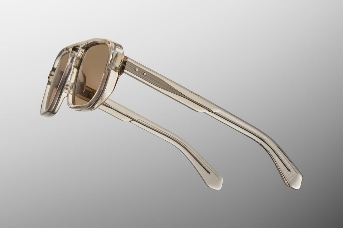 JACQUES MARIE MAGE EVANS SUN JMMEVB23 MARZIPAN 55 SUNGLASSES