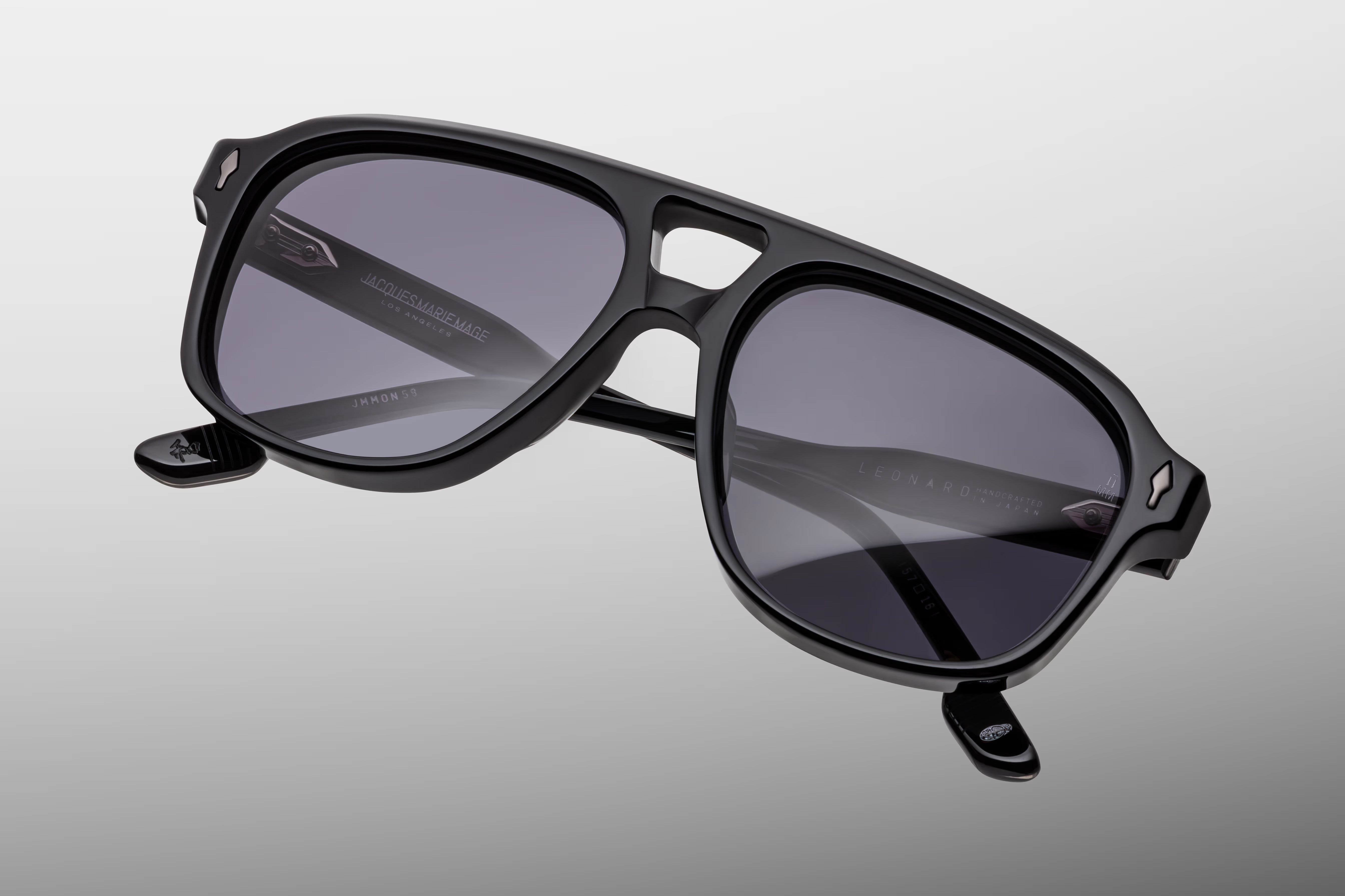 JACQUES MARIE MAGE LEONARD 252/400 JMMON58 RAVEN 57 SUNGLASSES