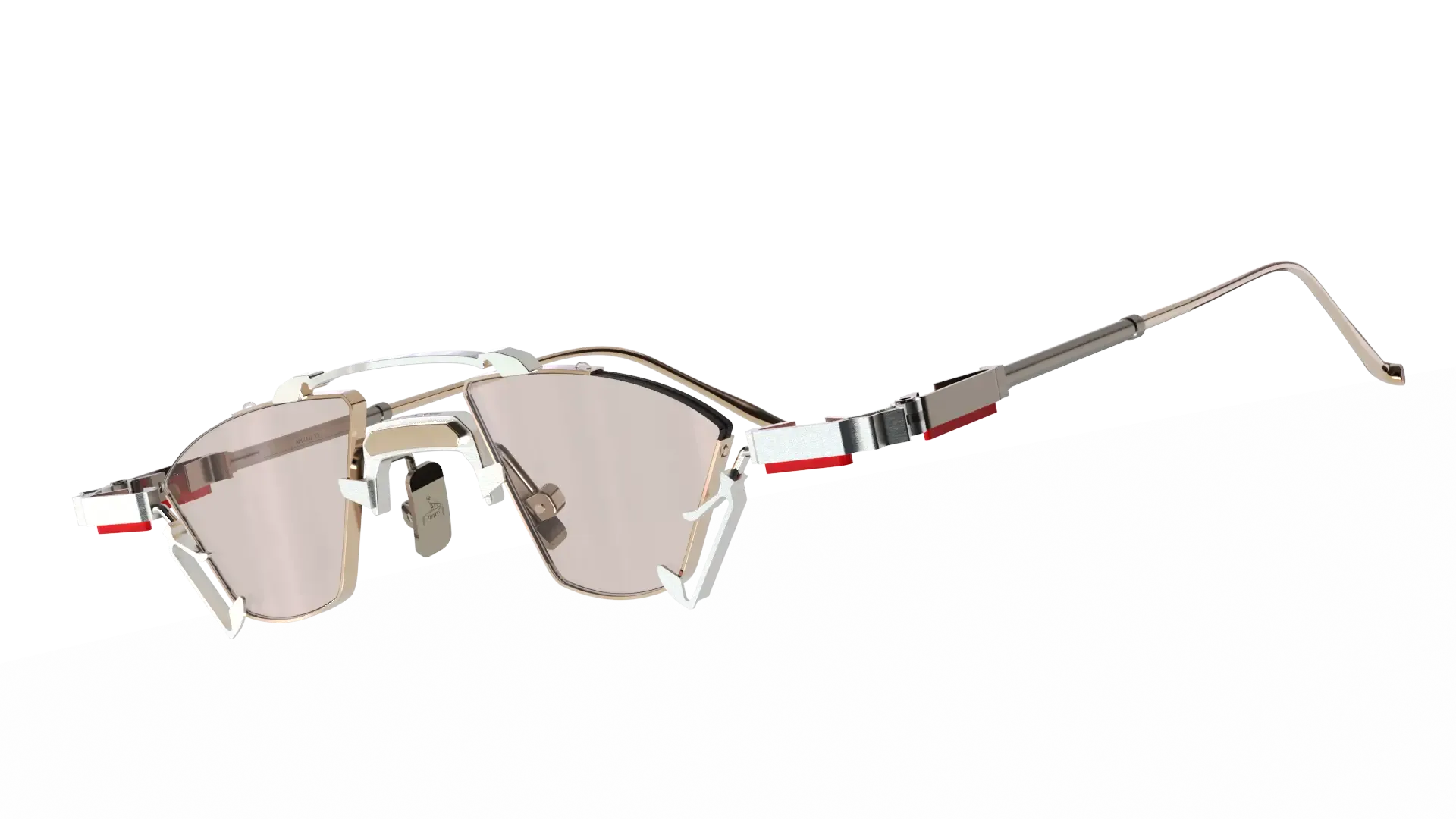 VOA APOLLO 12 9/100 3 2 C3 COSMIC BLUSH 41 SUNGLASSES