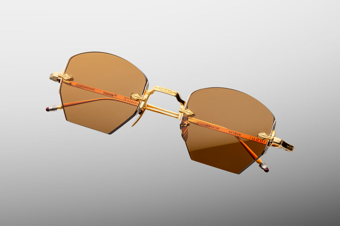 JACQUES MARIE MAGE OATMAN 266/350 JMMOA10R SUNTAN 48 SUNGLASSES