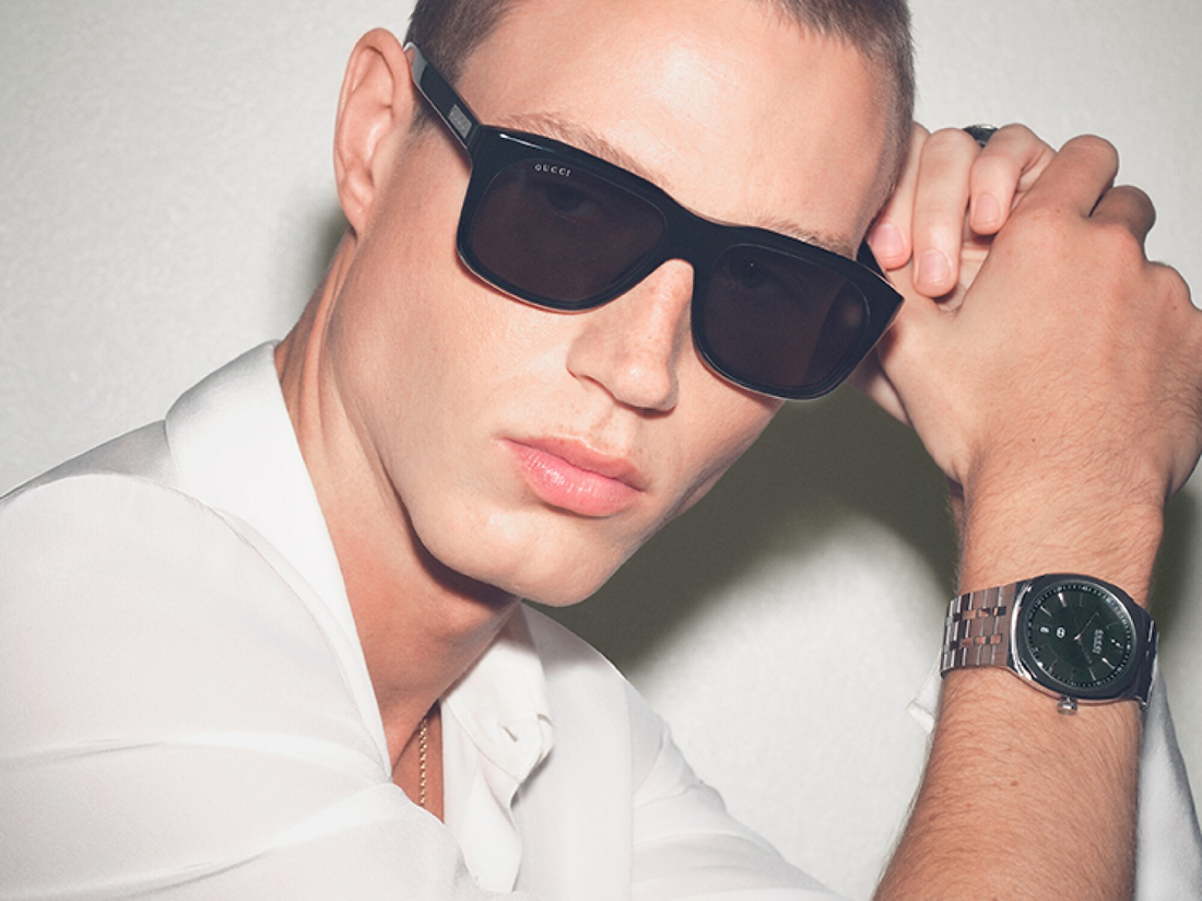 GUCCI GG2077S 001 55 SUNGLASSES
