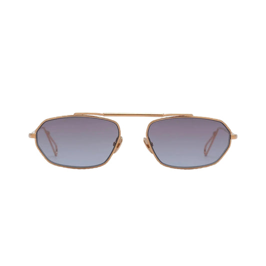 AHLEM ANJOU BRUSHED ROSE GOLD 53 SUNGLASSES