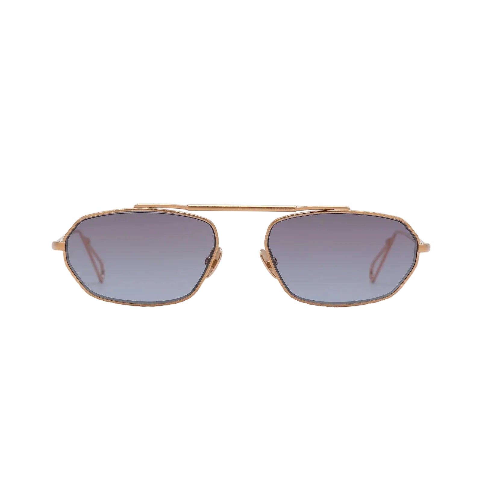 AHLEM ANJOU BRUSHED ROSE GOLD 53 SUNGLASSES