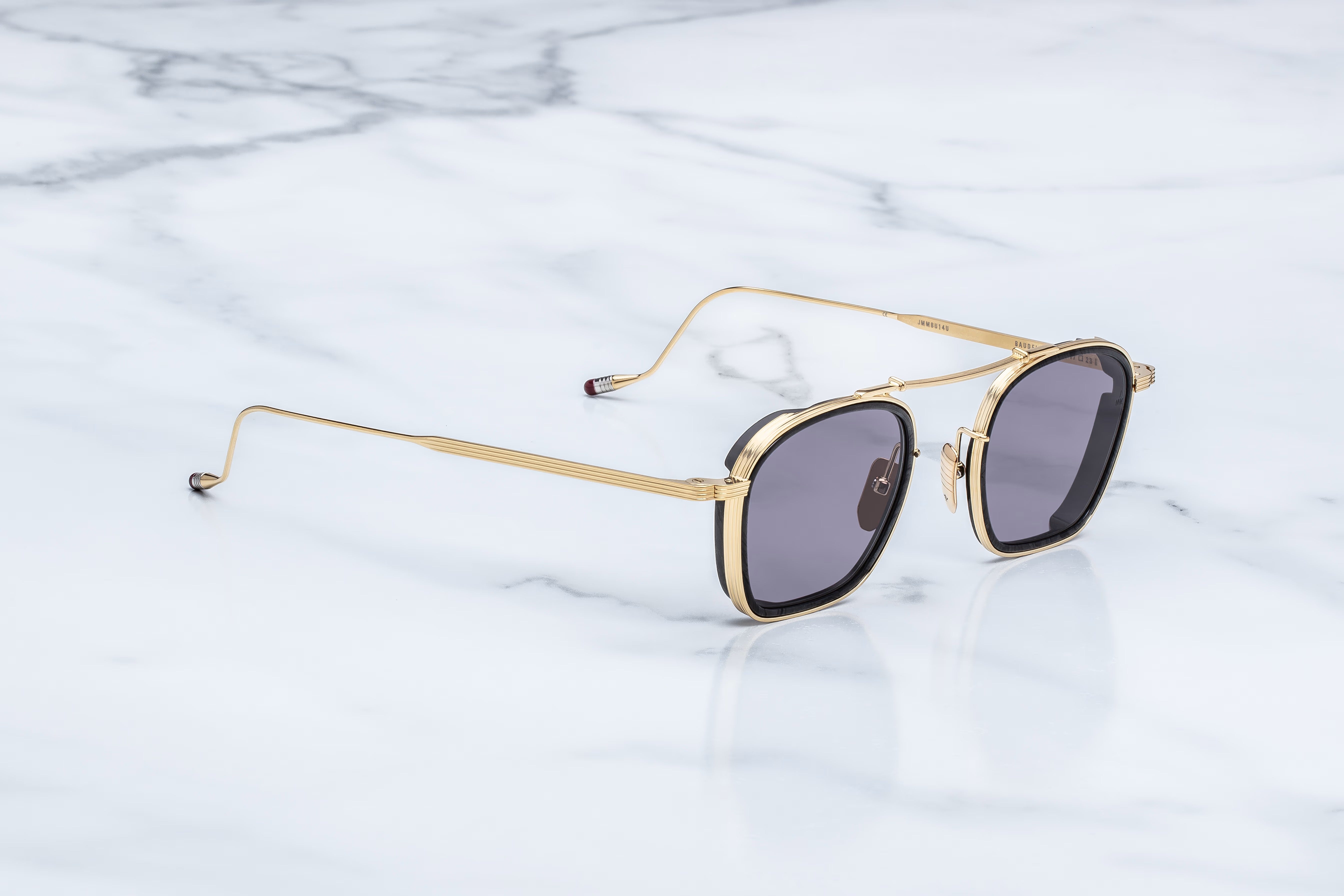 JACQUES MARIE MAGE BAUDELAIRE JMMBU14U EBONY 47 SUNGLASSES
