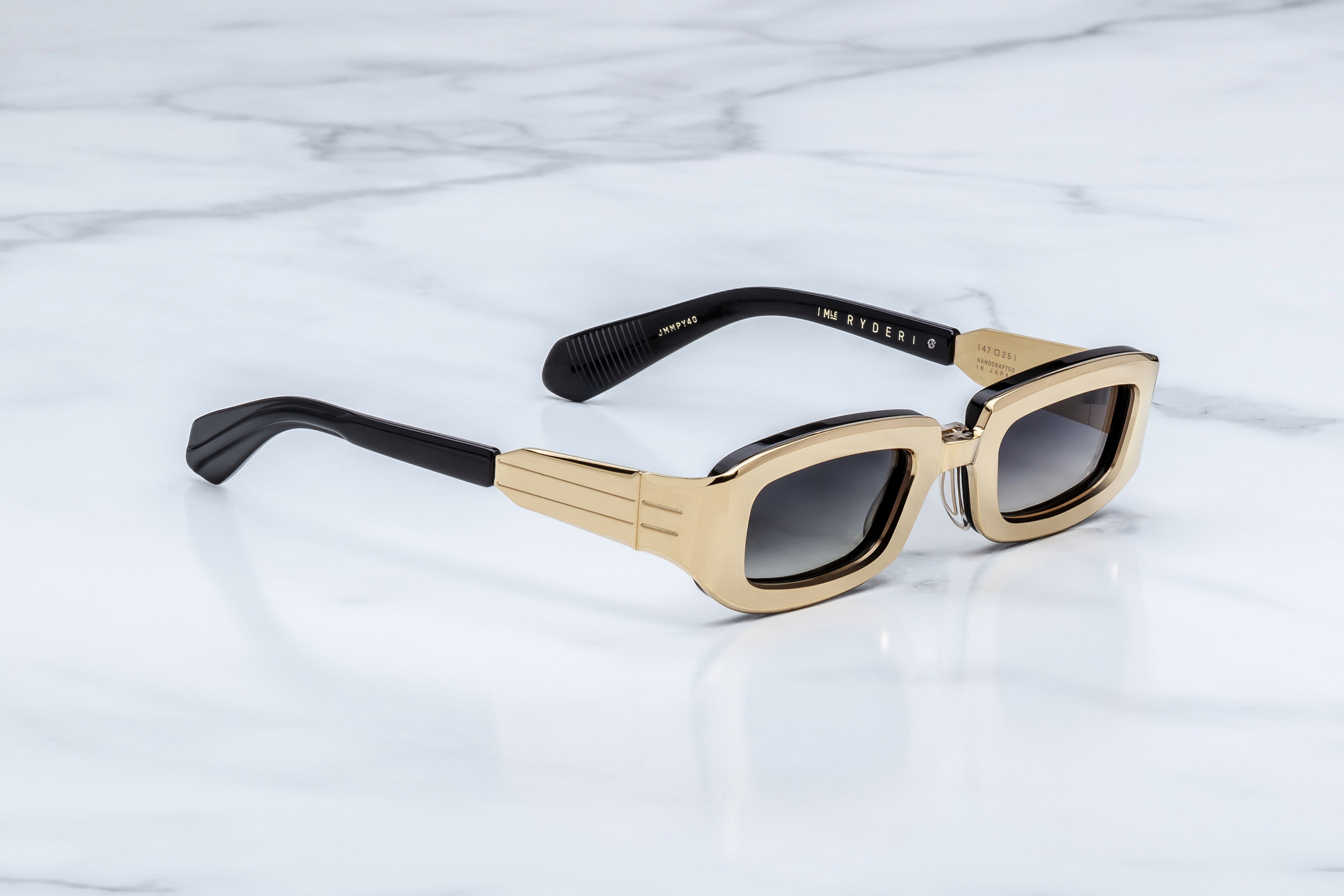 JACQUES MARIE MAGE RYDER 188/200 JMMPY40 GOLD 47 SUNGLASSES