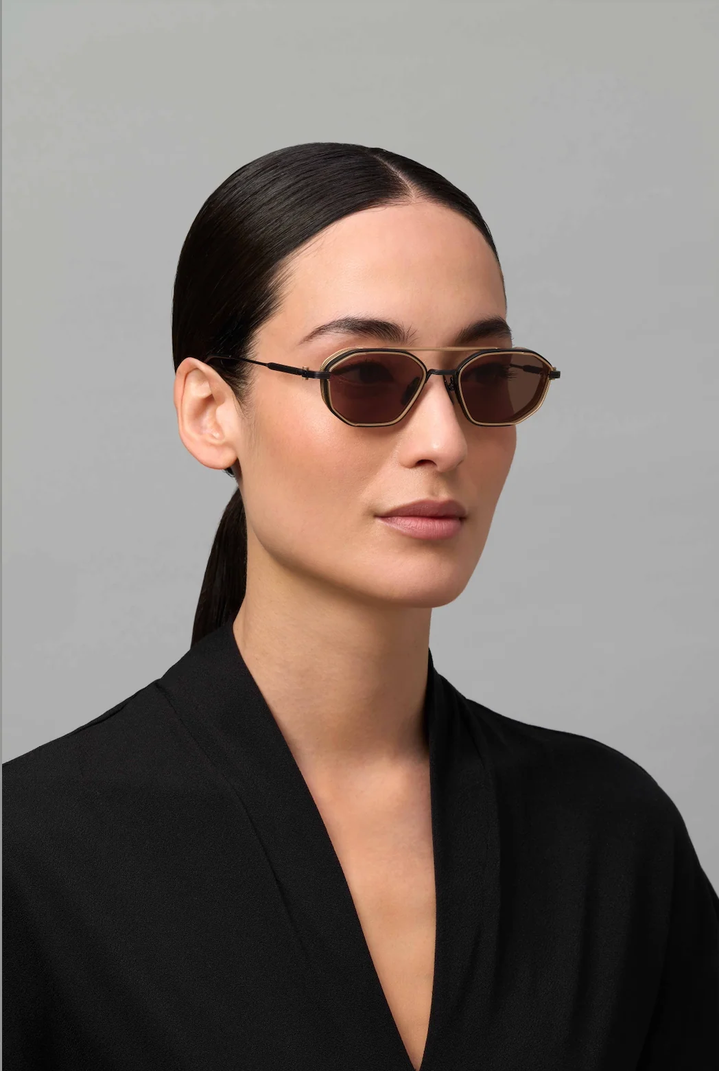 AKONI AKS508F ERIS-TWO GLD GLD 51 SUNGLASSES