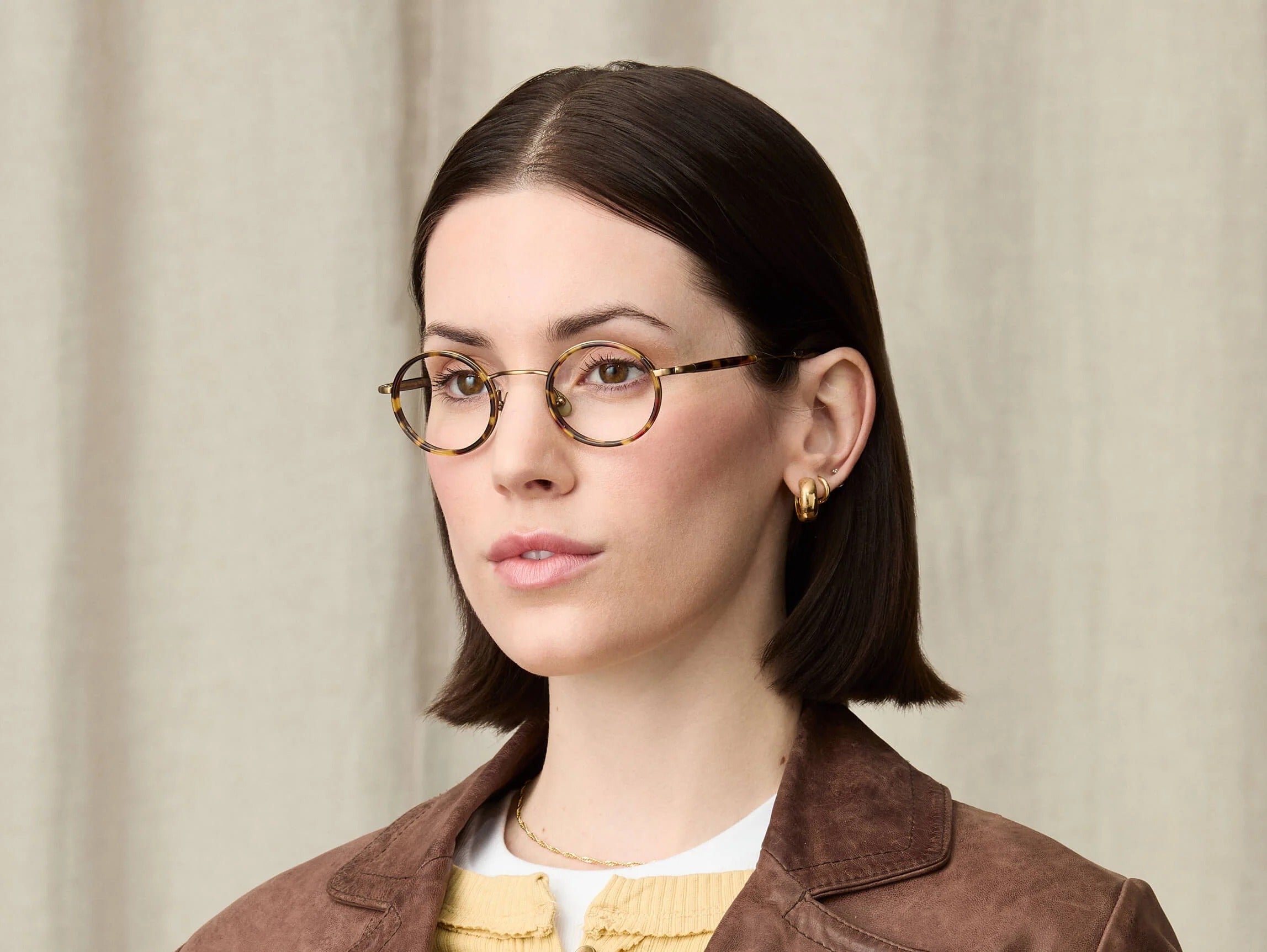 MOSCOT COSNIC TORTOISE ANTIQUE GOLD 44 FRAME