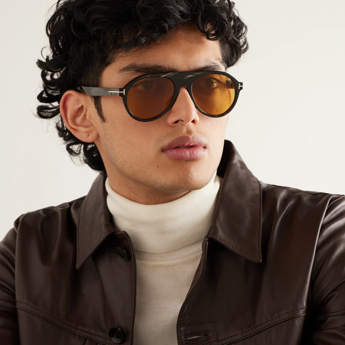 TOM FORD TF1047 PPRIVATE COLLECTION REAL HORN 63E 54 SUNGLASSES