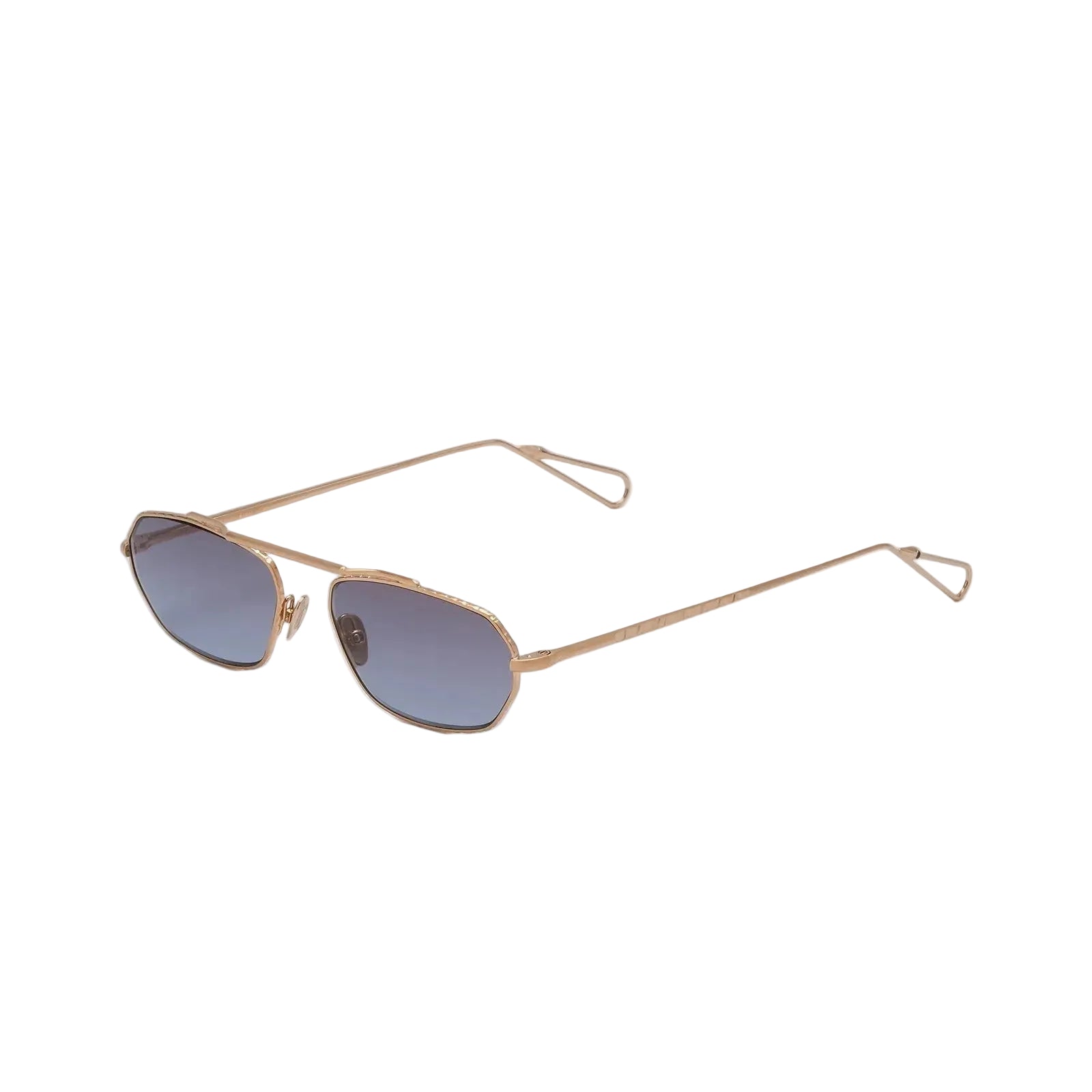 AHLEM ANJOU BRUSHED ROSE GOLD 53 SUNGLASSES