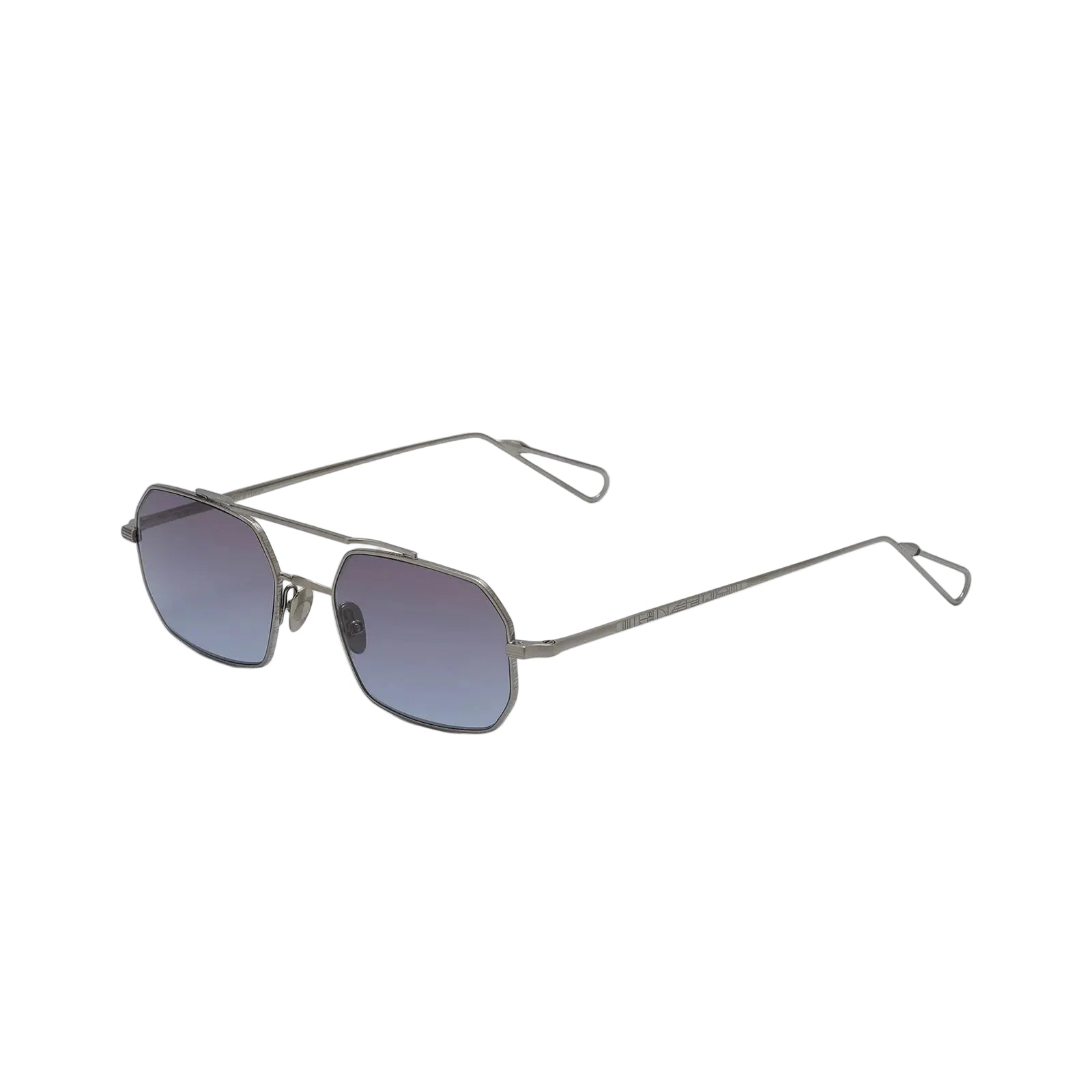 AHLEM CLOVIS RUTHENIUM BRUSHED 52 SUNGLASSES