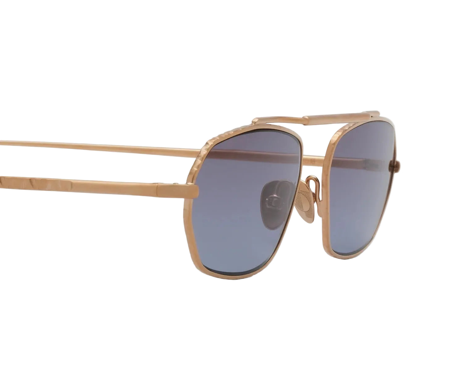 AHLEM ANJOU BRUSHED ROSE GOLD 53 SUNGLASSES