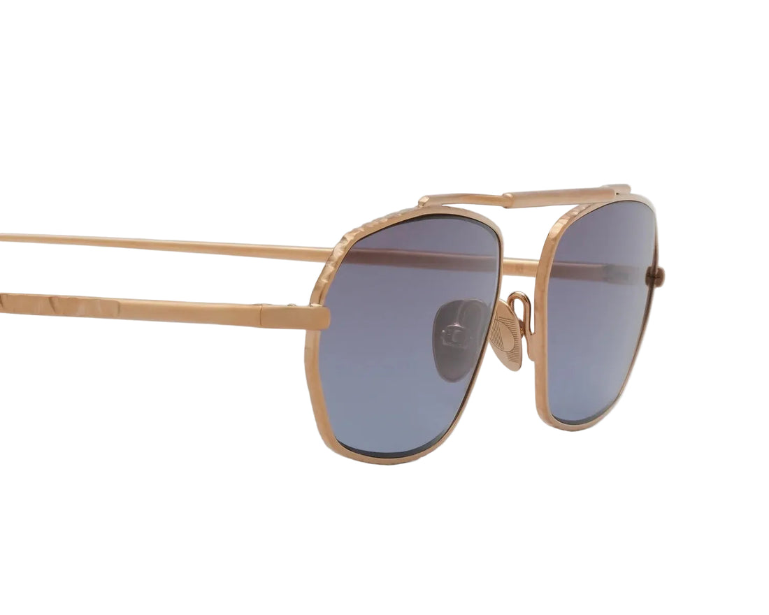 AHLEM ANJOU BRUSHED ROSE GOLD 53 SUNGLASSES