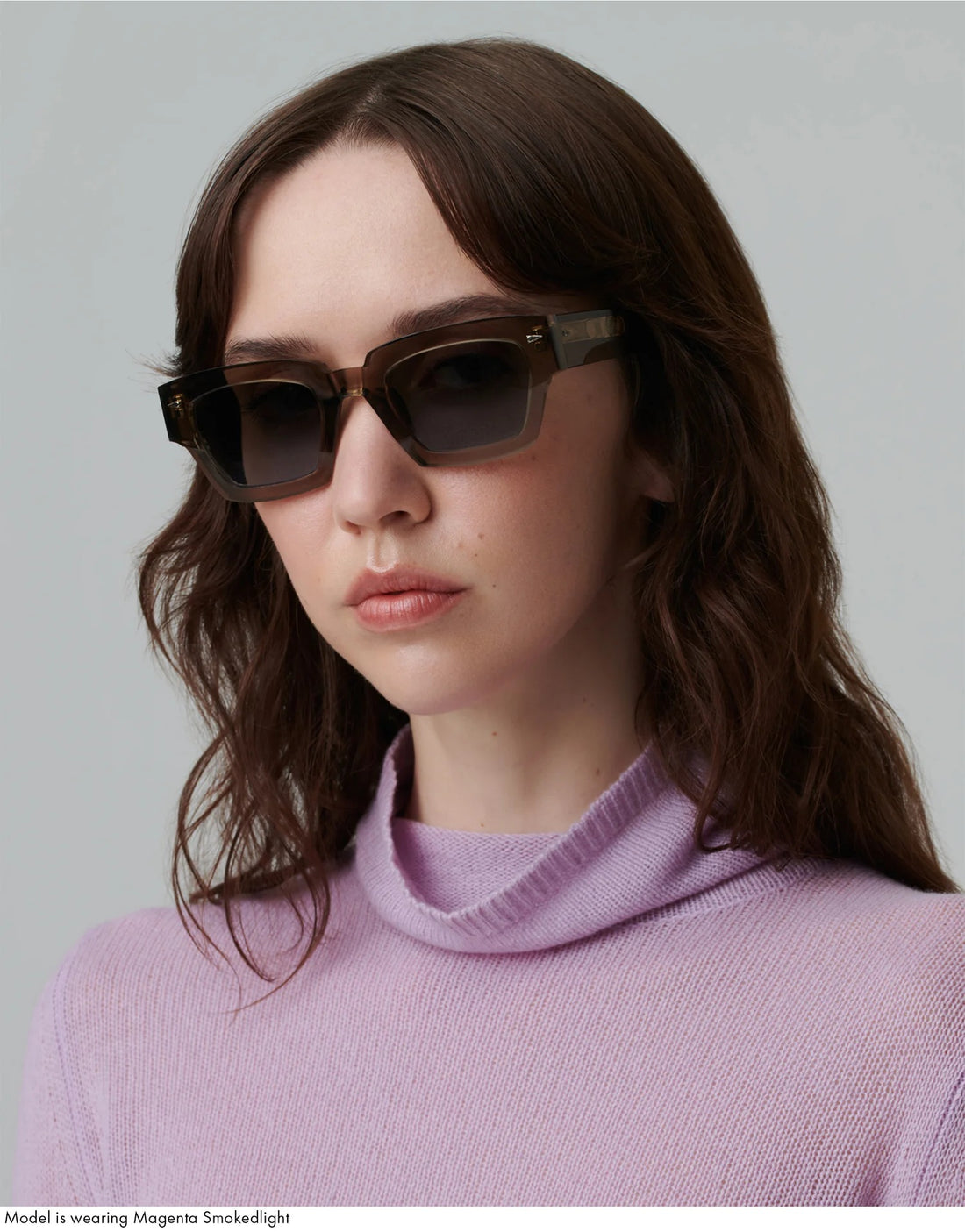 AHLEM MAGENTA SMOKEDLIGHT 51 SUNGLASSES