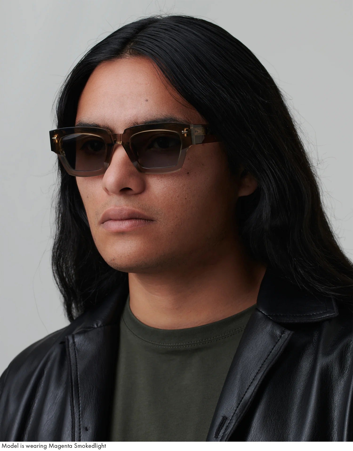 AHLEM MAGENTA SMOKEDLIGHT 51 SUNGLASSES