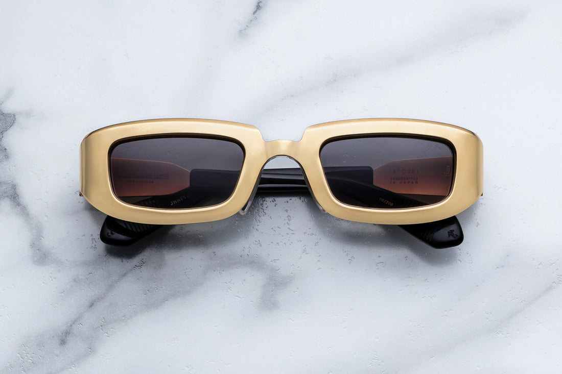 JACQUES MARIE MAGE RYDER 188/200 JMMPY40 GOLD 47 SUNGLASSES